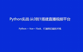 Python实战·从0到1搭建直播视频平台 百度网盘