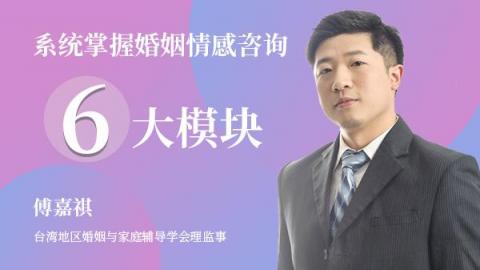 傅嘉祺 系统掌握婚姻情感咨询6大模块52集视频课程 百度网盘