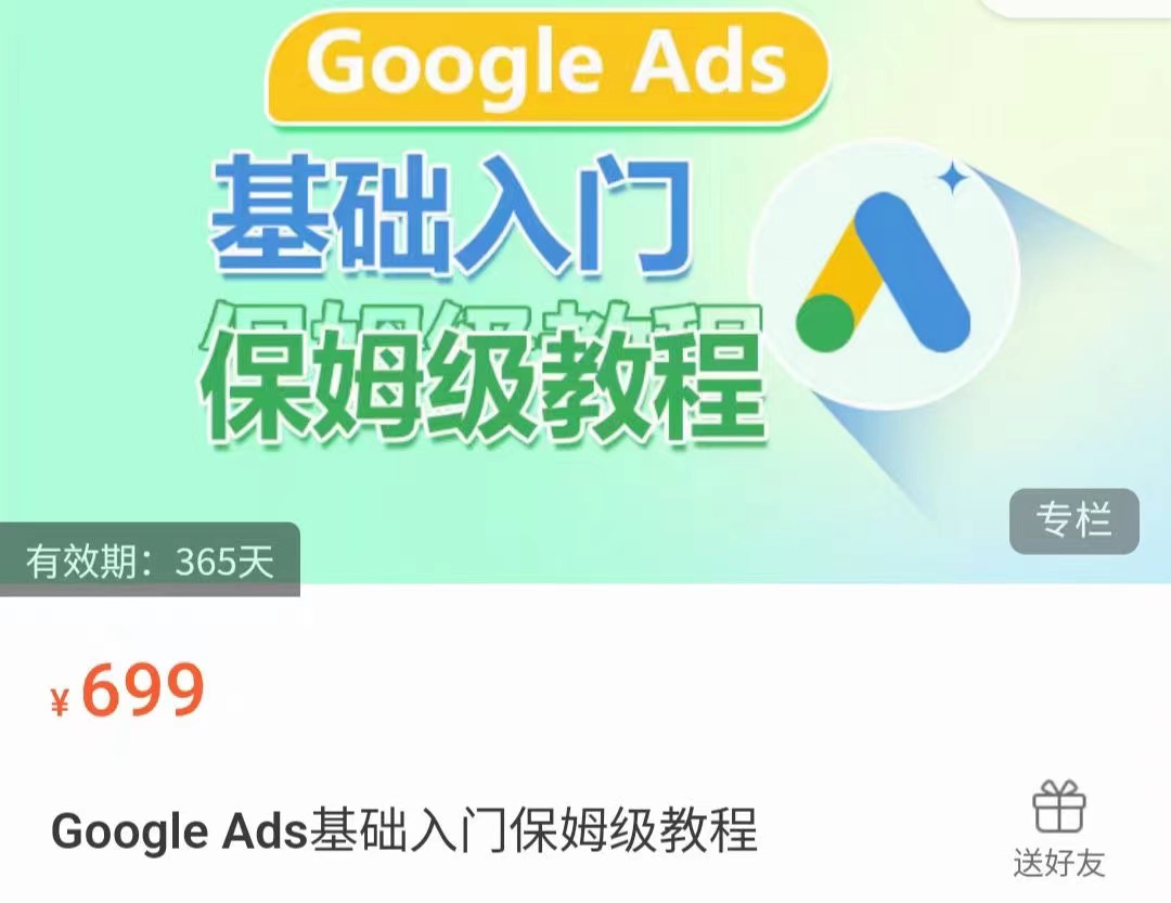 山思-Google Ads基础入门保姆级教程 百度网盘
